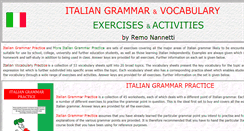 Desktop Screenshot of italiangrammar.com